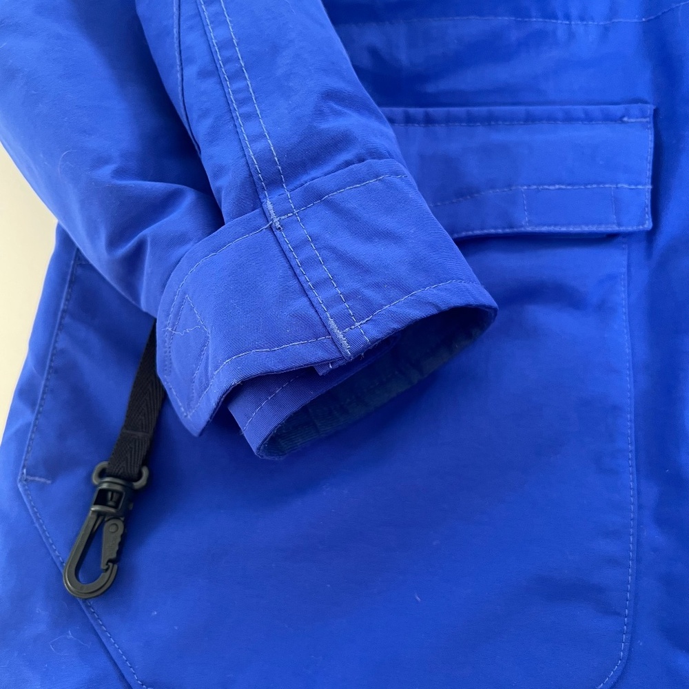 Lands End Women’s Squall Fleece Lined Winter Coat Blue Size Medium Petite 10/12 - Picture 3 of 12